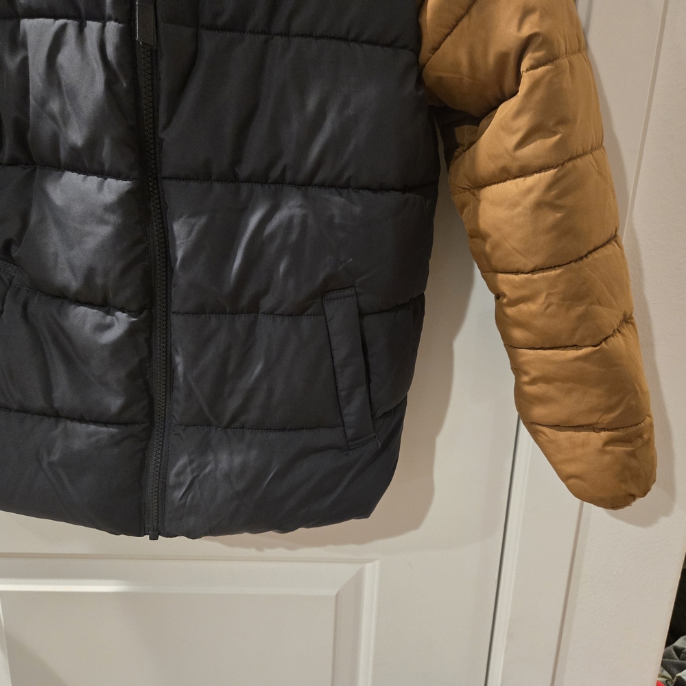 Two-Tone Puffer Jacket - Picture 2 of 10